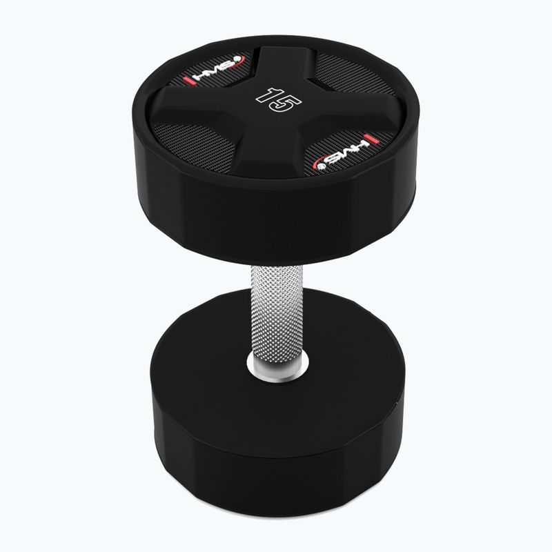 Hantelis HMS HPC 1 vnt. 15 kg black 3