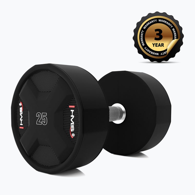 Hantelis HMS HPC 1 vnt. 25 kg black