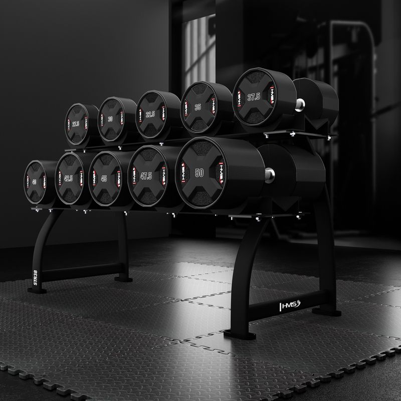 Hantelis HMS HPC 1 vnt. 45 kg black 6