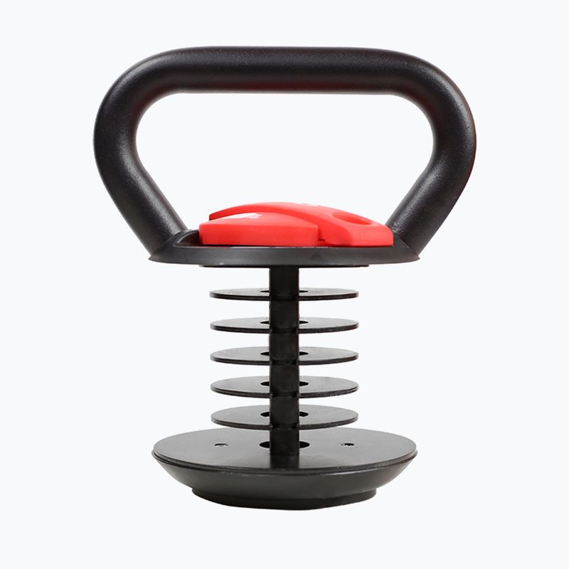 Reguliuojamas Kettlebell HMS KR40 pilkas/juodas 5