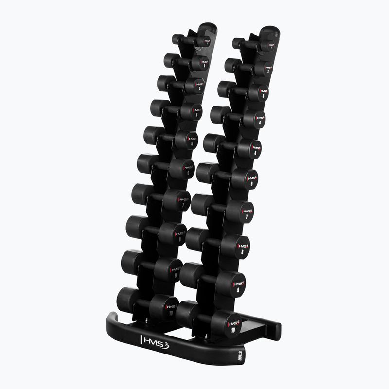Hanteliai HMS HPT02 TPU 2 vnt. 4 kg black 6