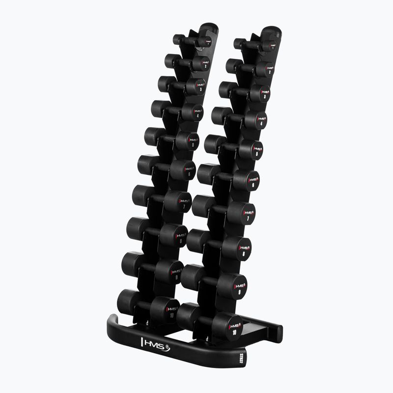 Hanteliai HMS HPT02 TPU 2 vnt. 6 kg black 6