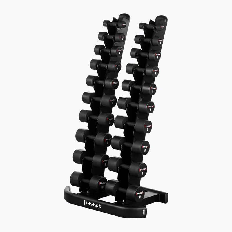 Hanteliai HMS HPT02 TPU 2 vnt. 10 kg black 6