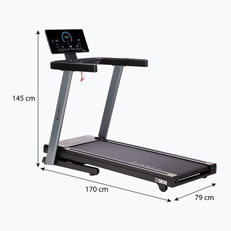 Elektrinis bėgimo takelis HMS BE5838 black 6