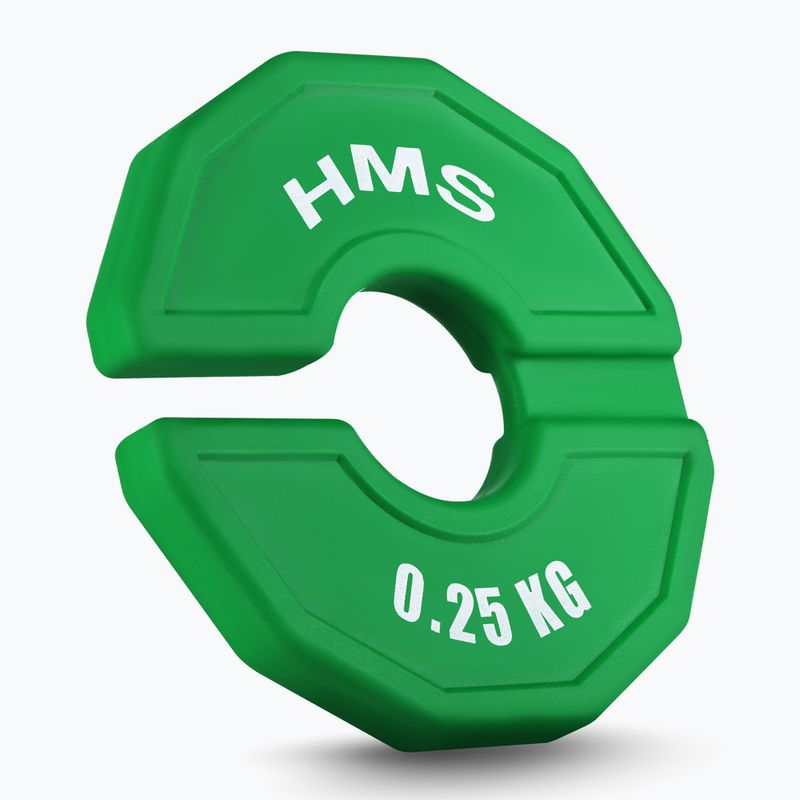 Perdengimo tipo įrangos apkrova HMS TSN25 2 x 0,25 kg green 2