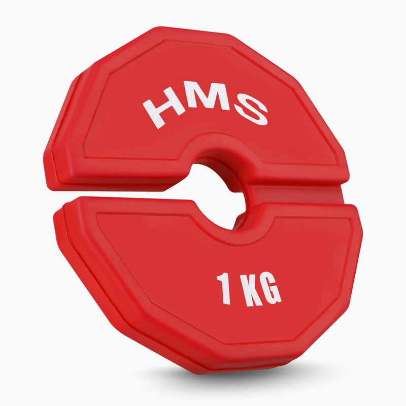 Perdengimo tipo įrangos apkrova HMS TSN100 2 x 1 kg red 2