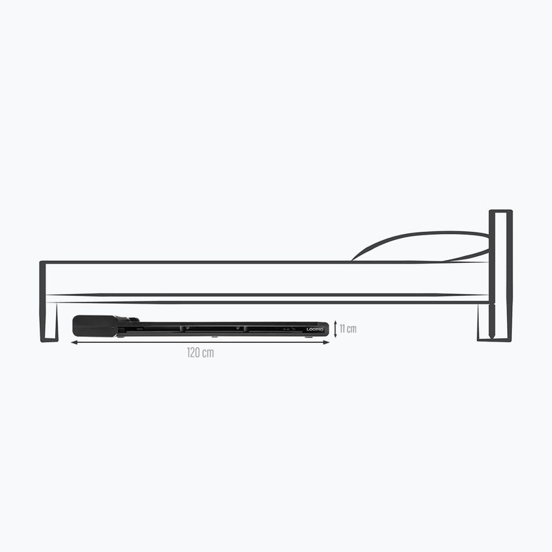 Elektrinis bėgimo takelis HMS LOOP10 black 5