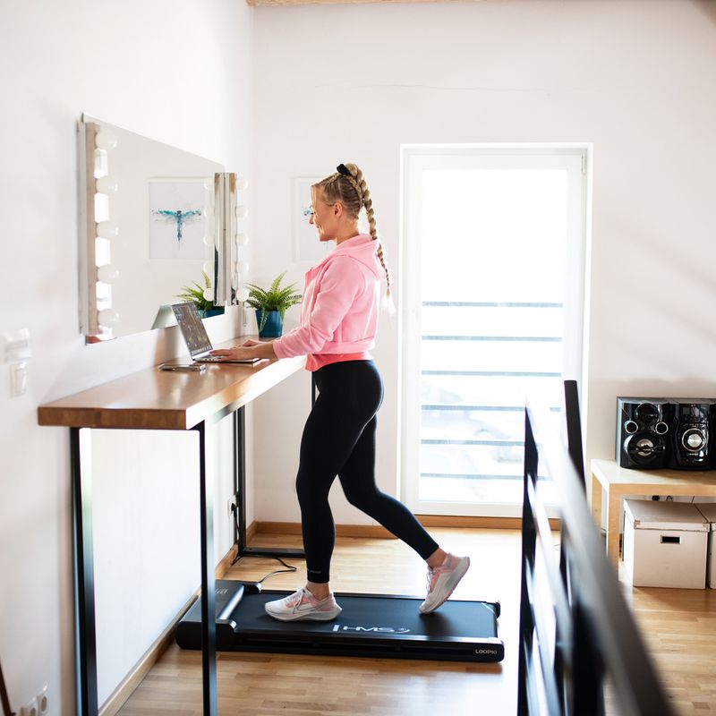 Elektrinis bėgimo takelis HMS LOOP10 black 7