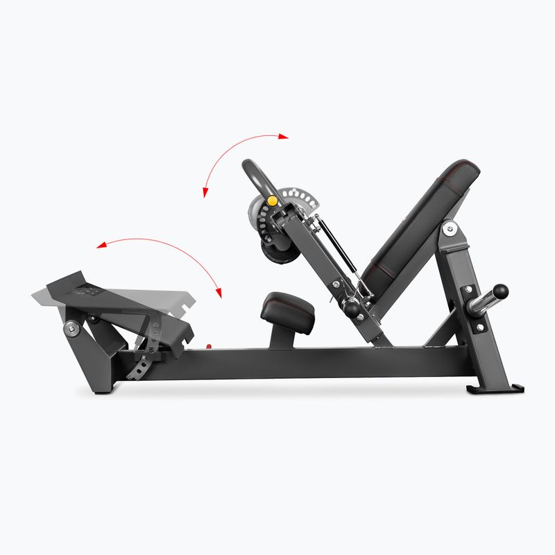 Suoliukas sėdmenų raumenims mankštinti HMS Commercial MHT01 Hip Thrust black 4