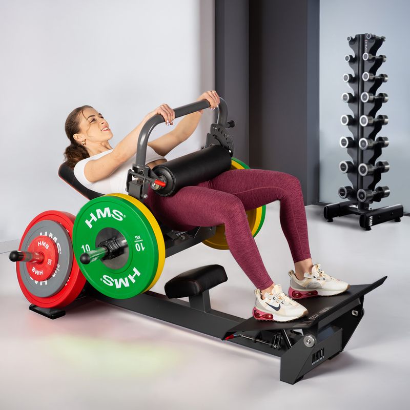Suoliukas sėdmenų raumenims mankštinti HMS Commercial MHT01 Hip Thrust black 7