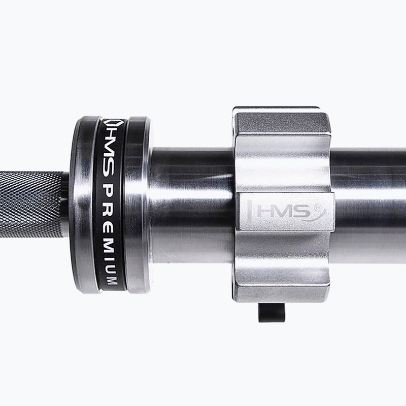 HMS GO901 Premium sidabrinė tiesi olimpinė štanga 17-60-008 10