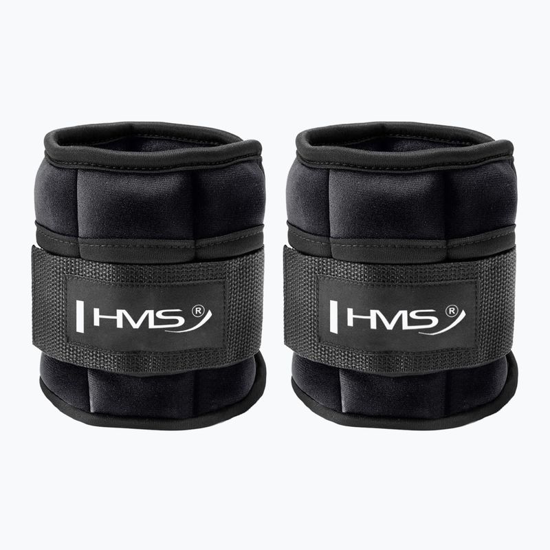 Svarmenys čiurnai ir riešui HMS ONK01 0,5 kg 2 vnt., juodos spalvos