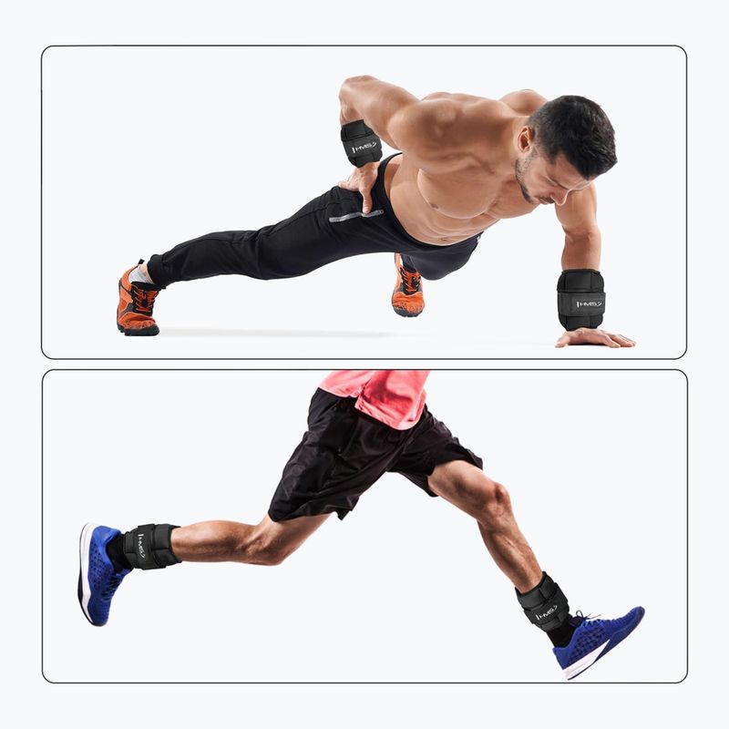 Svarmenys čiurnoms ir riešams HMS ONK01 0,5 kg 2 vnt. black 6