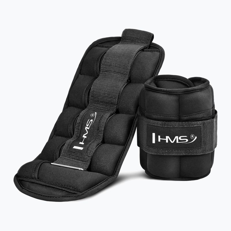 Svarmenys čiurnai ir riešui HMS ONK03 1,5 kg 2 vnt., juodos spalvos 3