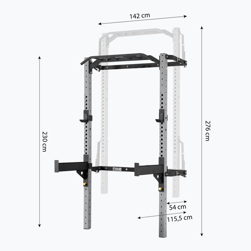 Treniruočių narvas HMS KLT23 silver 2