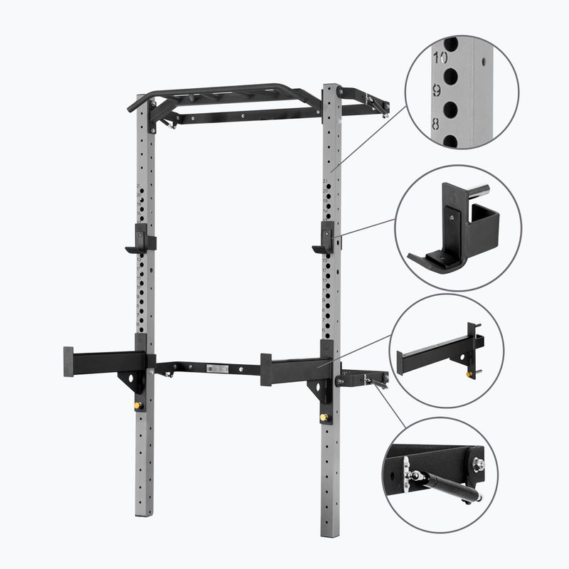 Treniruočių narvas HMS KLT23 silver 6