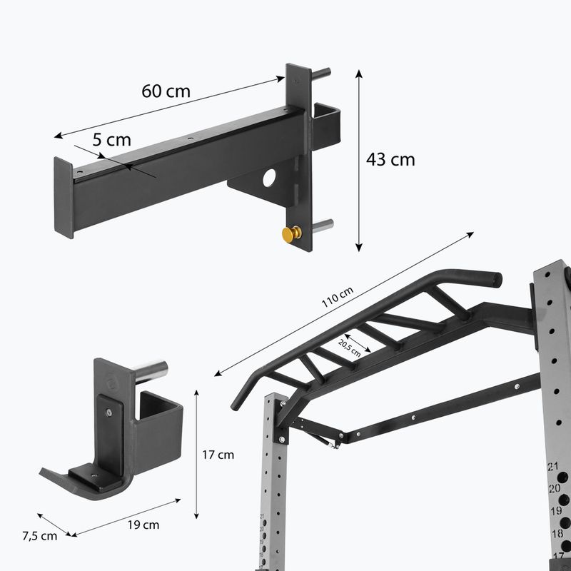 Treniruočių narvas HMS KLT23 silver 7
