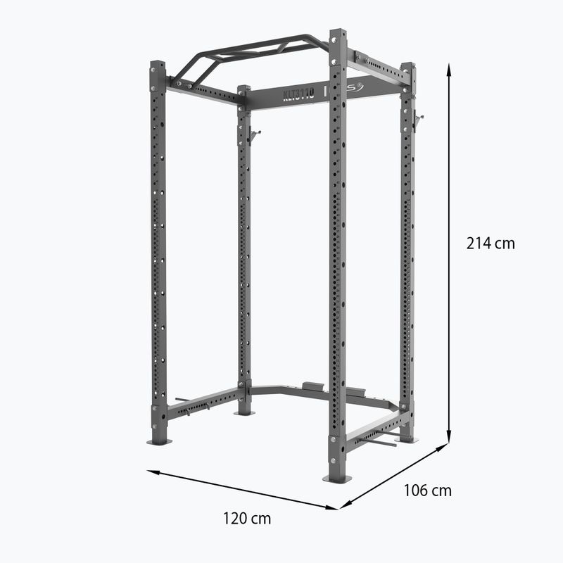 Treniruoklis su įranga HMS KLT3110 Commercial silver 5