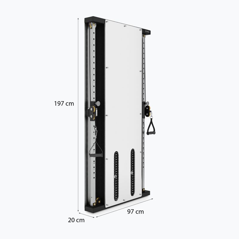 Sieninis treniruočių rėmas HMS BS302 Commercial silver 2