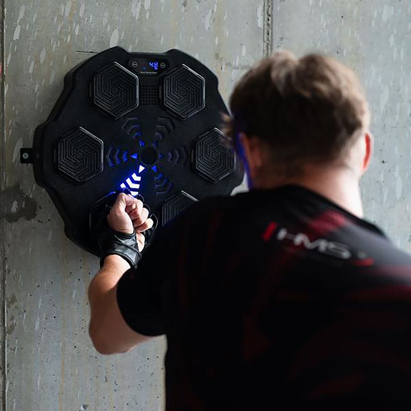 Elektroninis treniruočių skydas + pirštinės HMS TB02 juodas 9