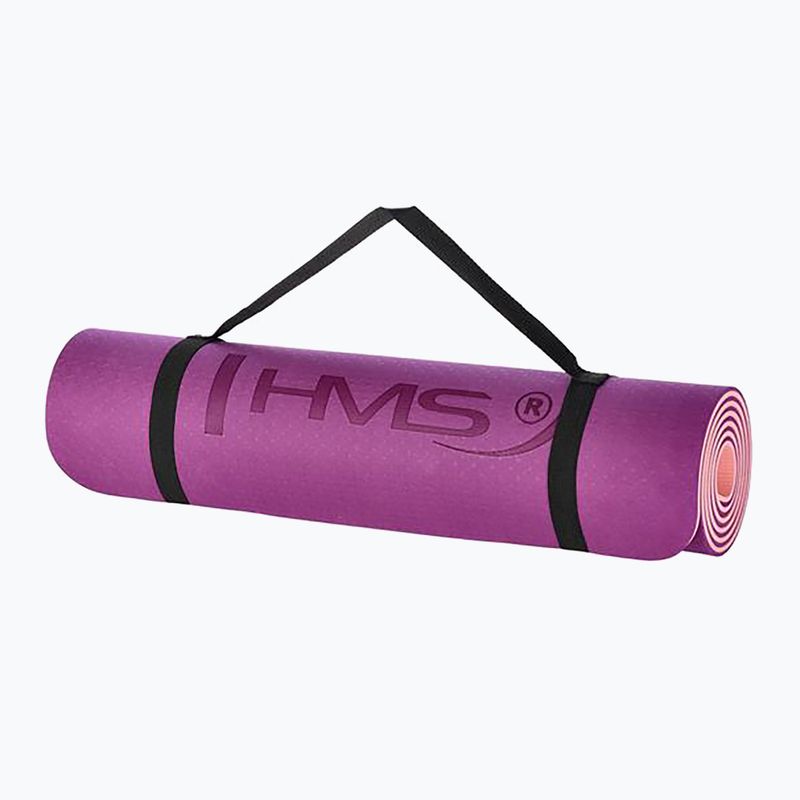 Jogos kilimėlis HMS YM10 8 mm violetinės spalvos 2