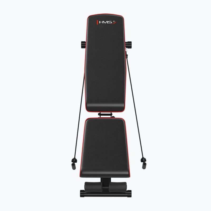 Treniruočių suoliukas su pasipriešinimo juostomis HMS L1217 black 6
