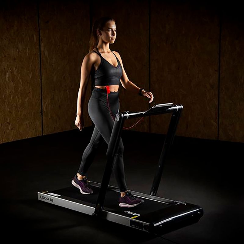 HMS LOOP12 elektrinis bėgimo takelis juodas 11