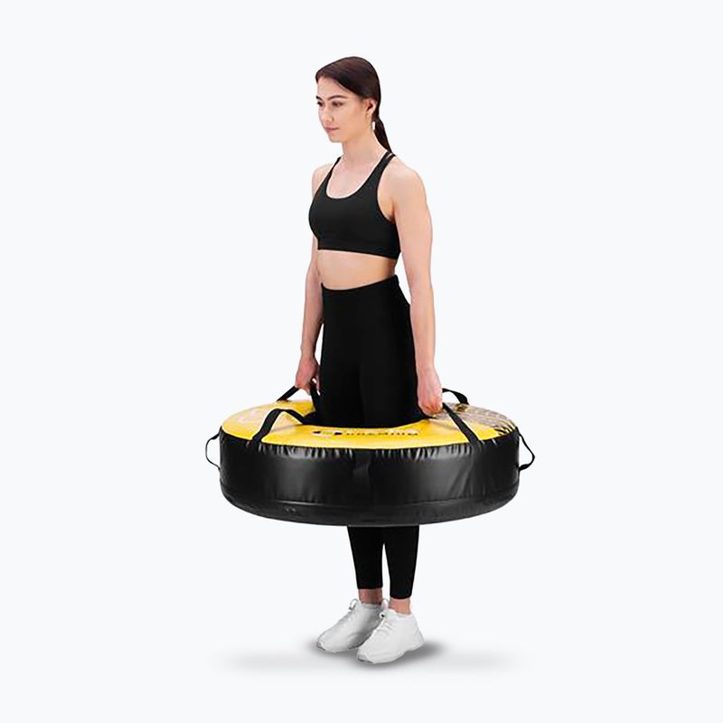 Treniruotės padanga HMS PYT01 Premium 40 kg juoda/geltona 7