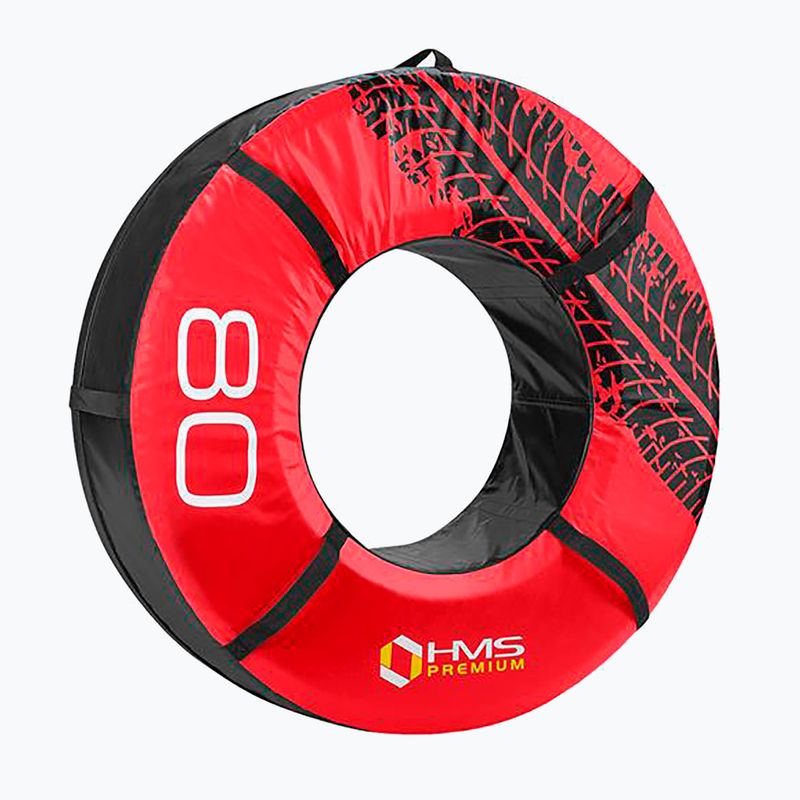Treniruotės padanga HMS PYT03 Premium 80 kg juoda/raudona 2