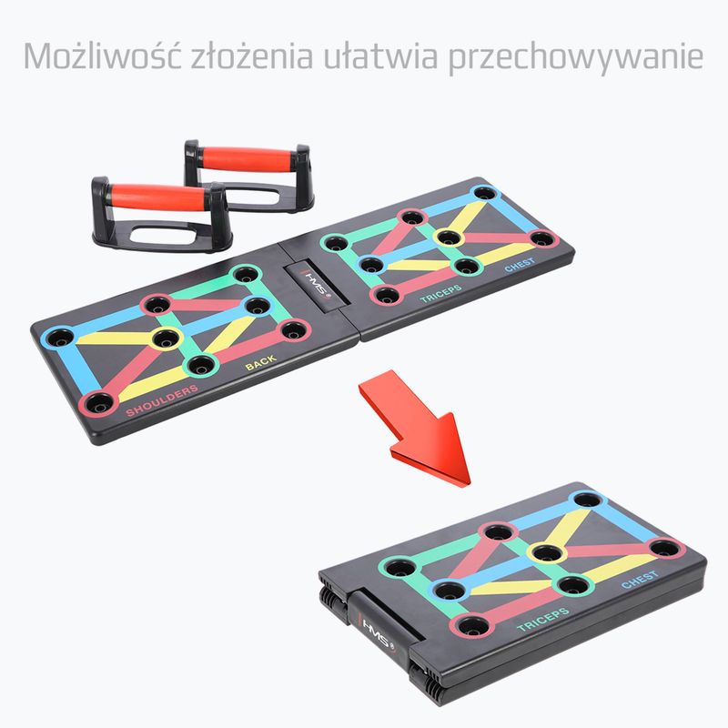 HMS daugiafunkcinė lenta Pu12 stūmimo pratimams įvairiaspalvė 17-45-042 7