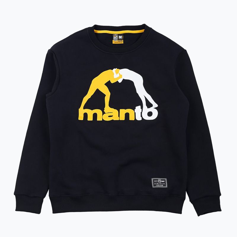 MANTO Classic 20 vyriškas džemperis juodas MNB436