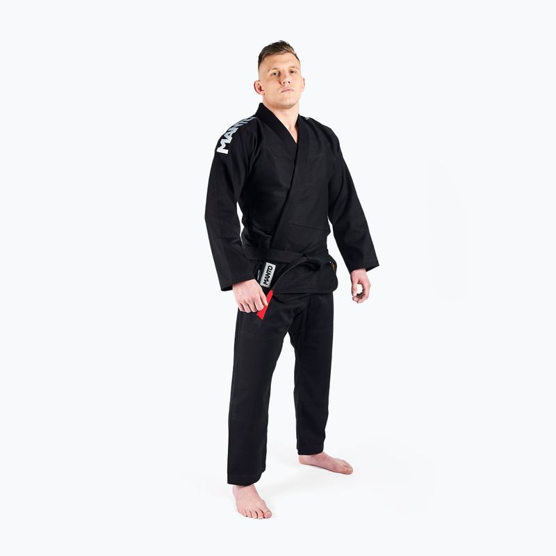 GI vyriškiems brazilų džiudžitsu MANTO X4 black MNG978