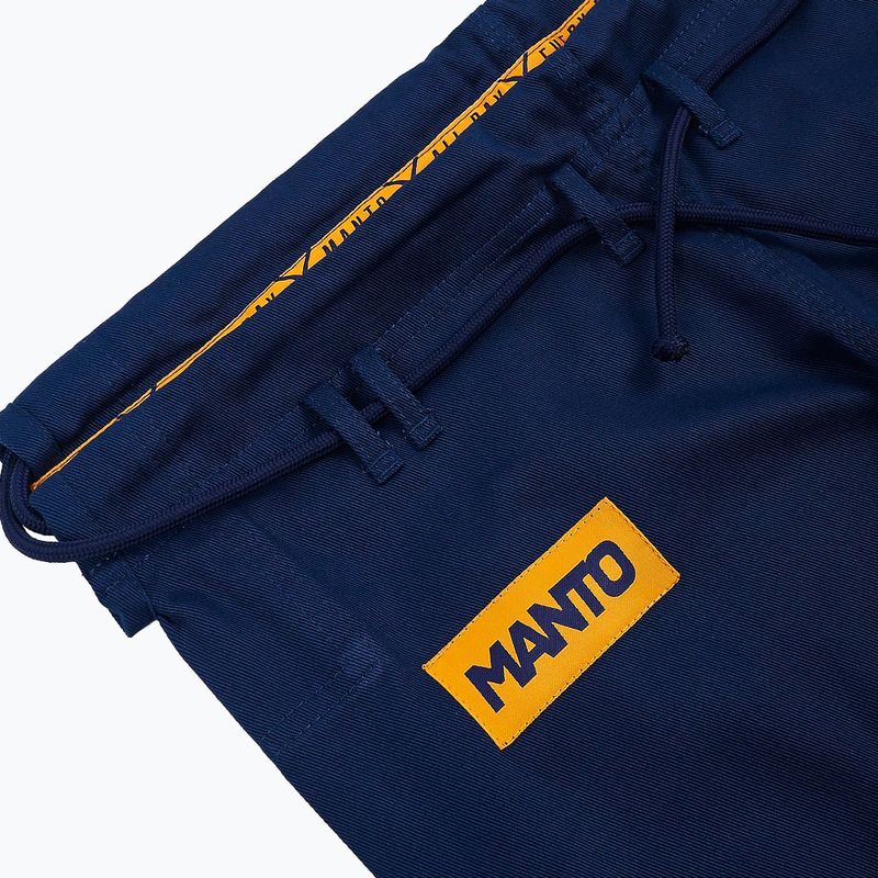 GI vyriškos braziliškojo džiudžitsu MANTO X4 navy blue MNG978 7