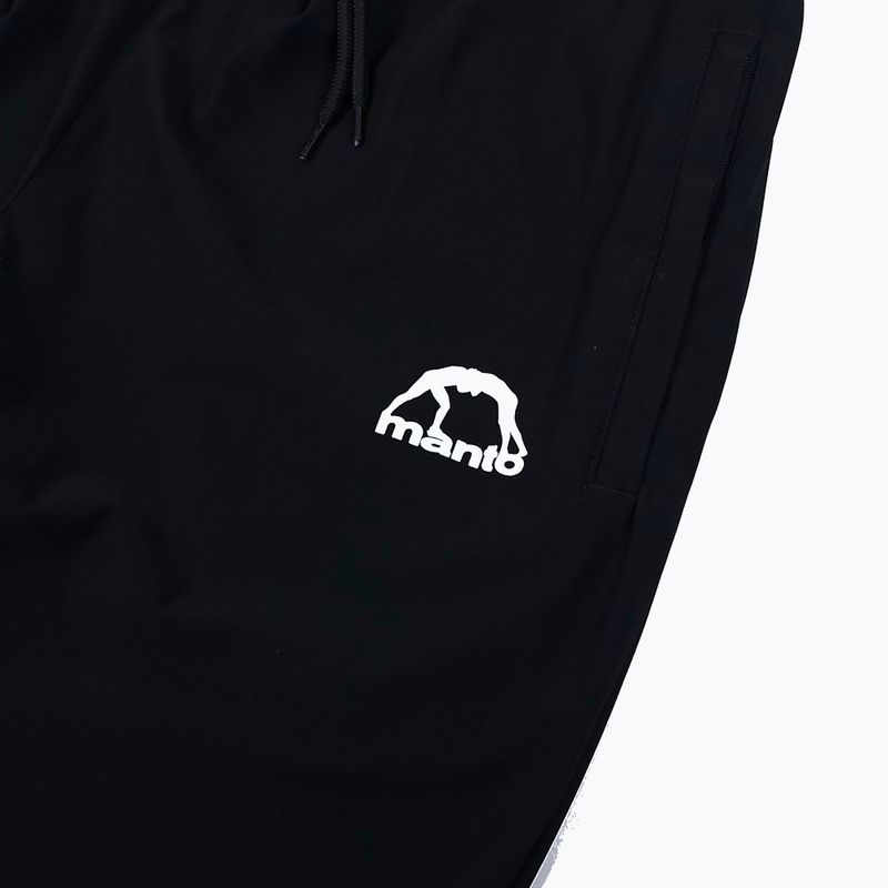 Vyriški Manto džinsiniai marškinėliai su logotipu juodi 3
