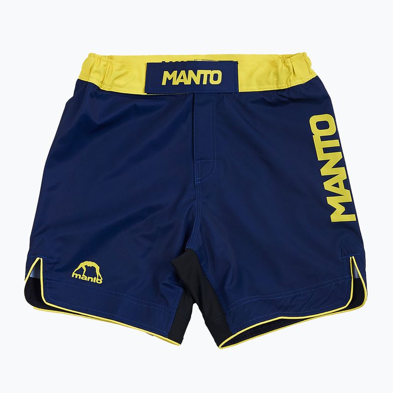 MANTO Stripe 2.0 vyriški treniruočių šortai tamsiai mėlyni MNS002_NAV_2S