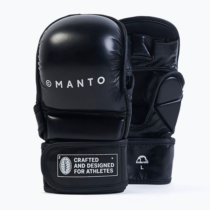 Sparringo pirštinės MMA MANTO Impact Sparring black 2