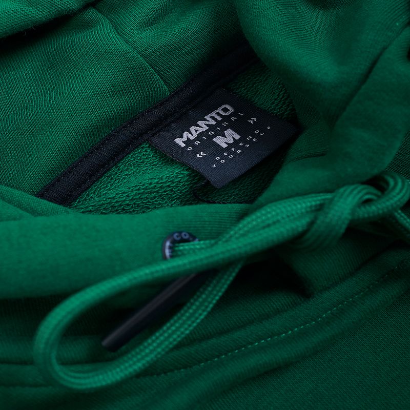 Vyriškas MANTO Varsity džemperis su gobtuvu, žalias MNH479_GRE 2
