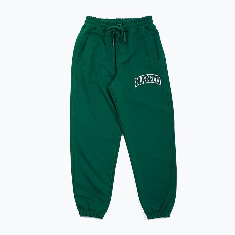 MANTO vyriškos treniruočių kelnės Varsity green MNS546_GRE