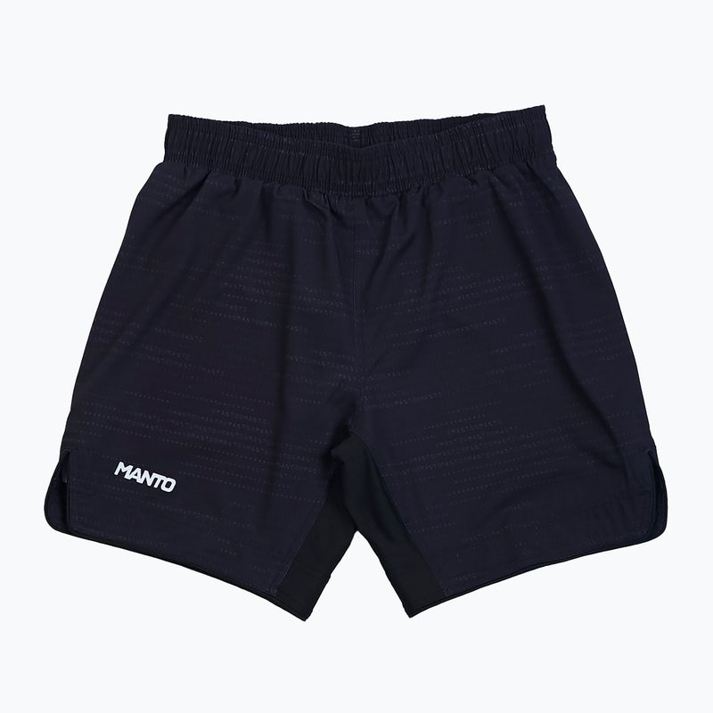 MANTO vyriški treniruočių šortai Overload black MNR863