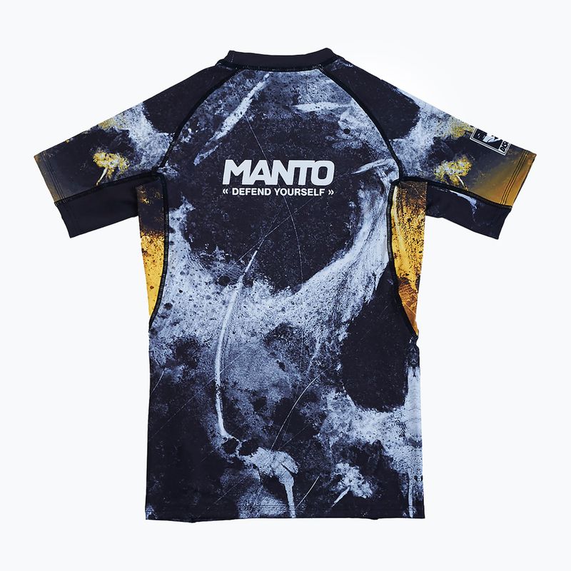 MANTO vyriškas marškinėlių apsiaustas Disobey navy blue MNR878_BLK 4