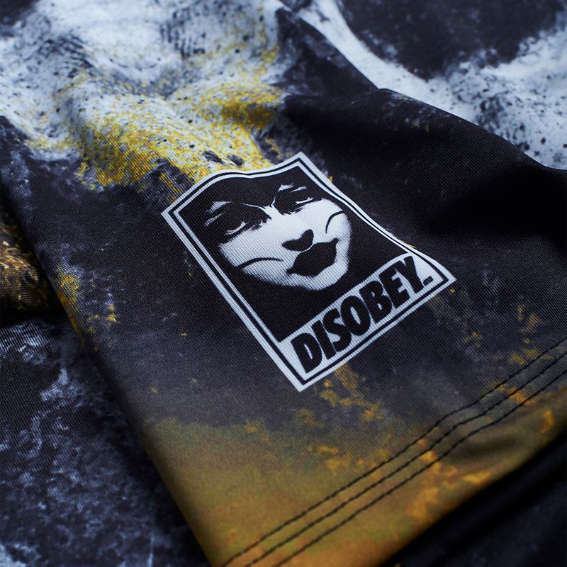 MANTO vyriškas marškinėlių apsiaustas Disobey navy blue MNR878_BLK 6
