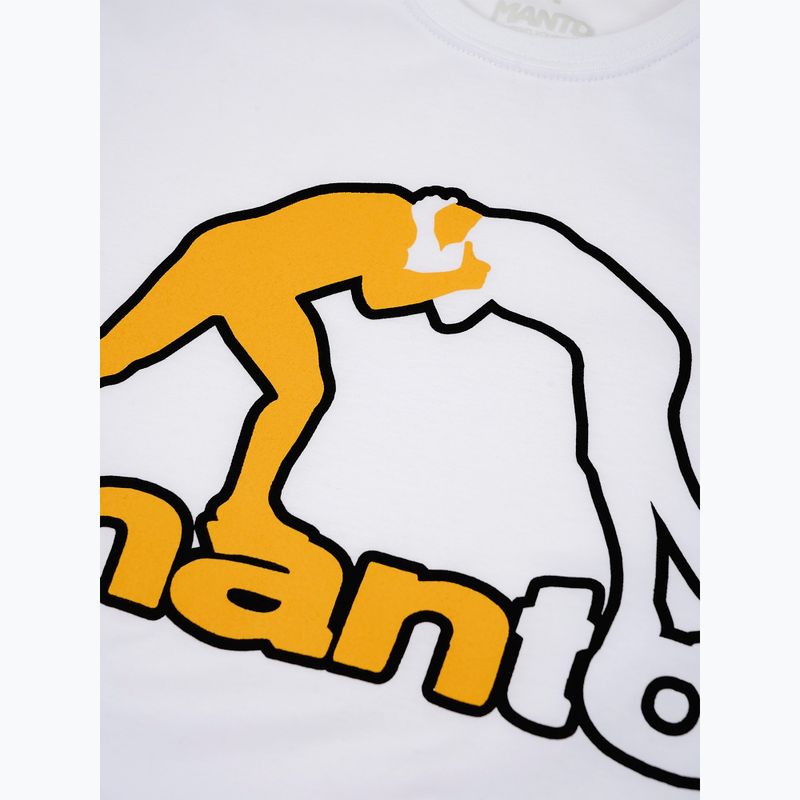 Vyriški marškinėliai MANTO Logo balta 2