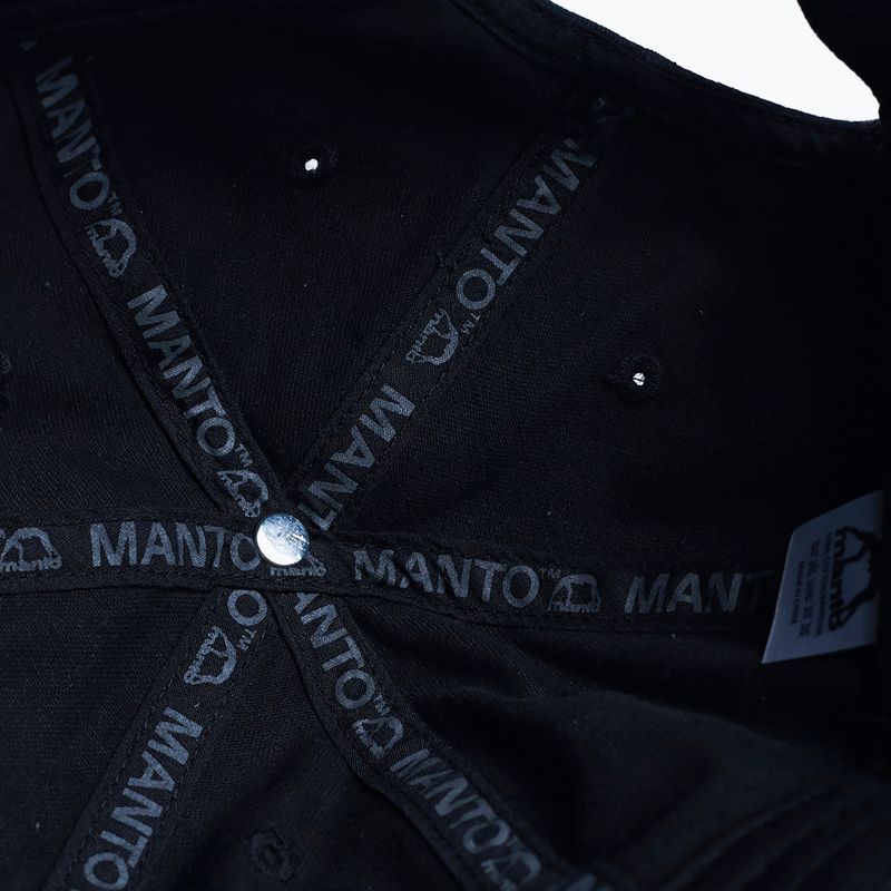 MANTO Label 23 Dad kepurė juoda 9