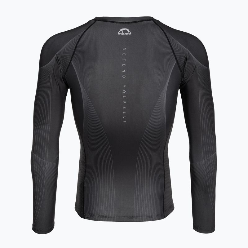 Rashguard vyriški marškinėliai ilgomis rankovėmis MANTO FLOW black 2