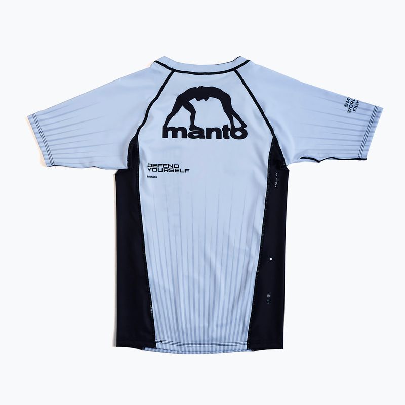 Rashguard vyriški marškinėliai MANTO Ranked white 2