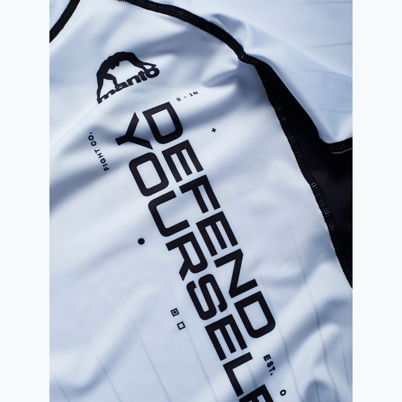 Rashguard vyriški marškinėliai MANTO Ranked white 3