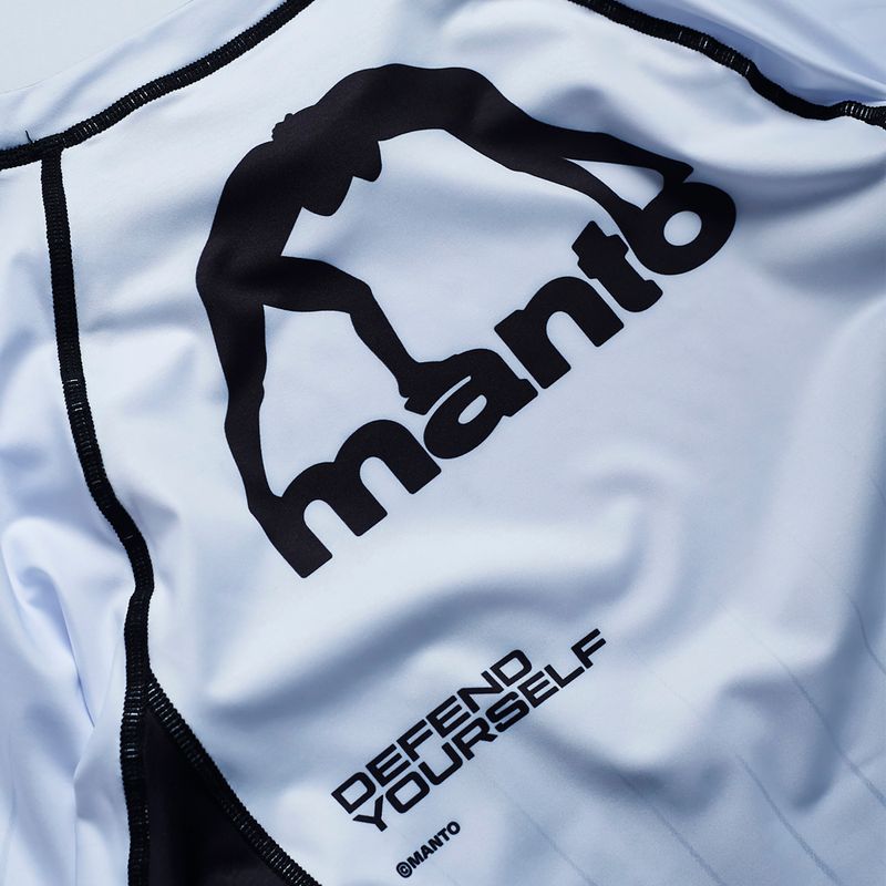 Rashguard vyriški marškinėliai MANTO Ranked white 4