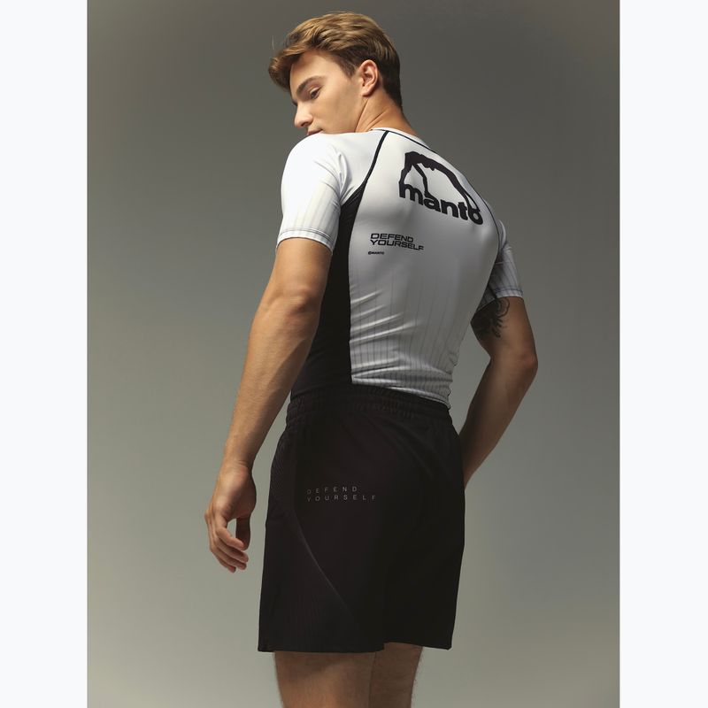 Rashguard vyriški marškinėliai MANTO Ranked white 8