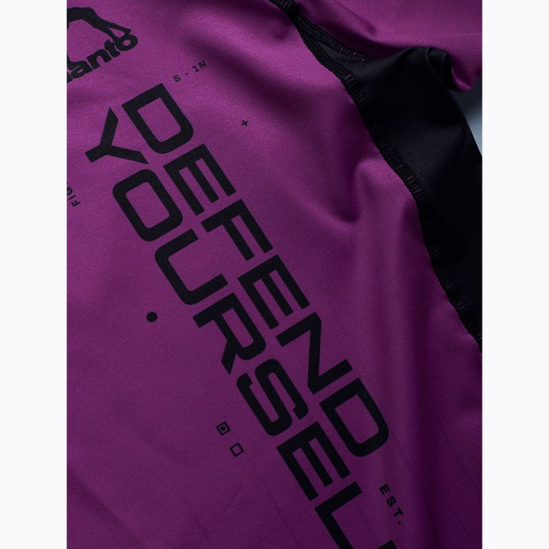 Rashguard vyriški marškinėliai MANTO Ranked purple 3