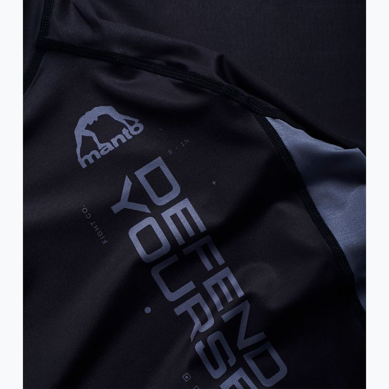 Rashguard vyriški marškinėliai MANTO Ranked black 3